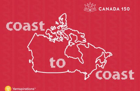 Knitting patterns to celebrate Canada150.
