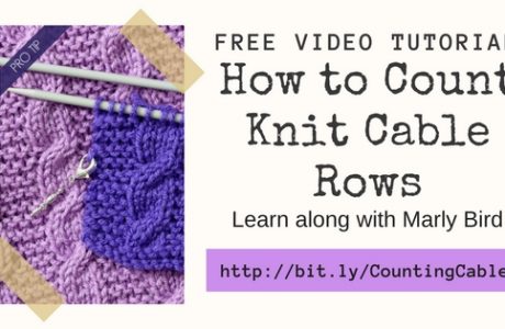 count rows cable knitting