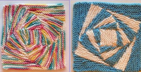 vortex dishcloth knitting pattern