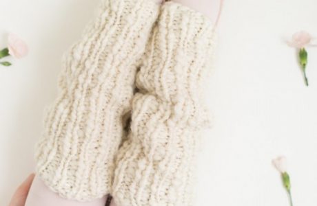 easy ribbed leg warmers pattern