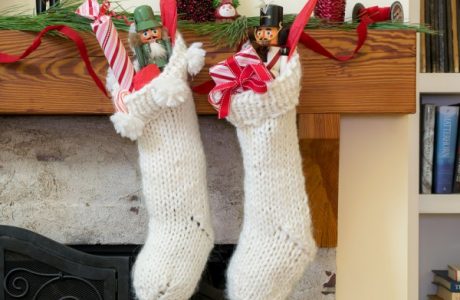 chunky knit christmas stockings