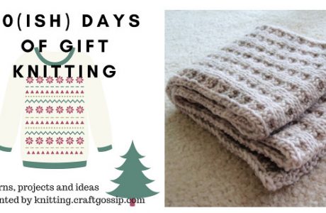 an easy scarf you can knit in a day