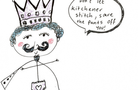 kitchener stitch mnemonic