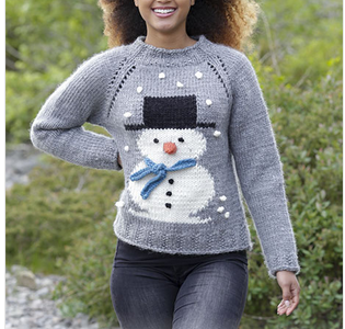 snowman sweater for women and kids