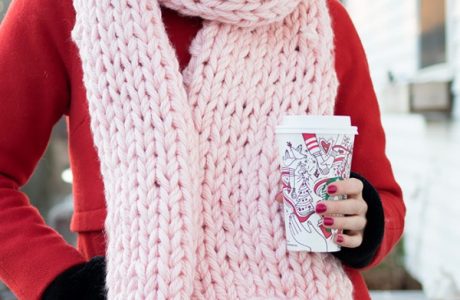 jumbo scarf knitting pattern