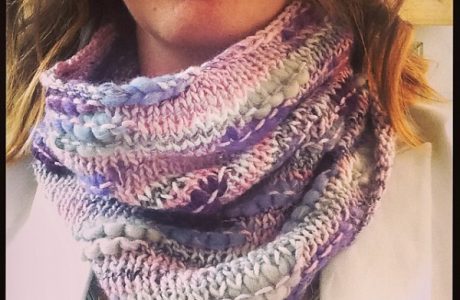 simple rules cowl quick knitting pattern