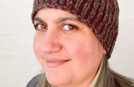 yukon beanie two color rib hat pattern