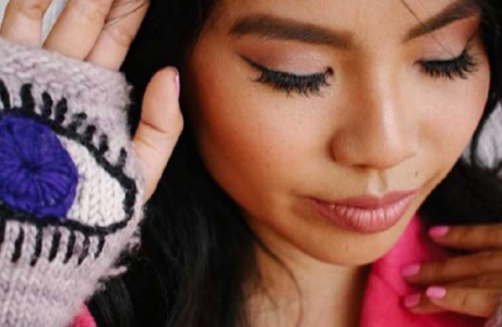 evil eye glove knitting pattern
