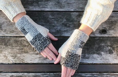 log cabin mitts