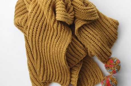 fisherman's rib baby blanket knitting pattern