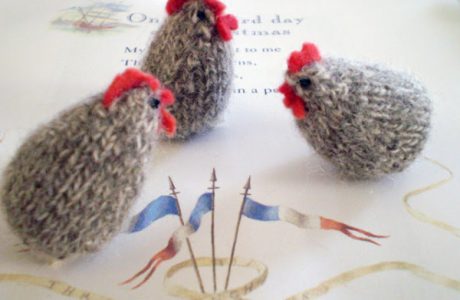 french hen knitting pattern