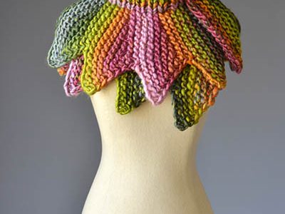 18 petals scarf knitting pattern