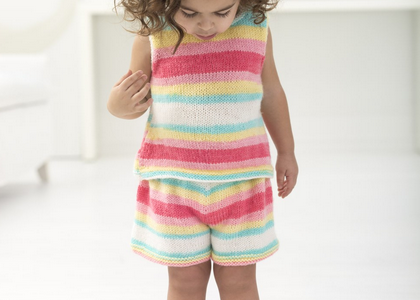 lion brand shorts and top set