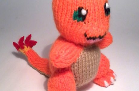 Charmander knitting pattern