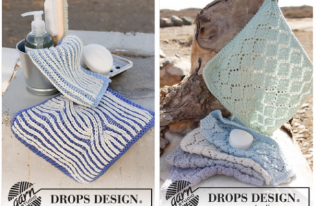 spring washcloth knitting patterns