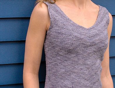 sleeveless top knitting pattern