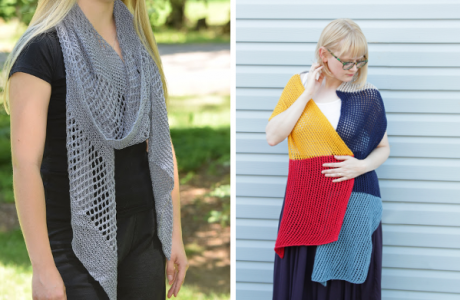 easy bias lace knitting projects
