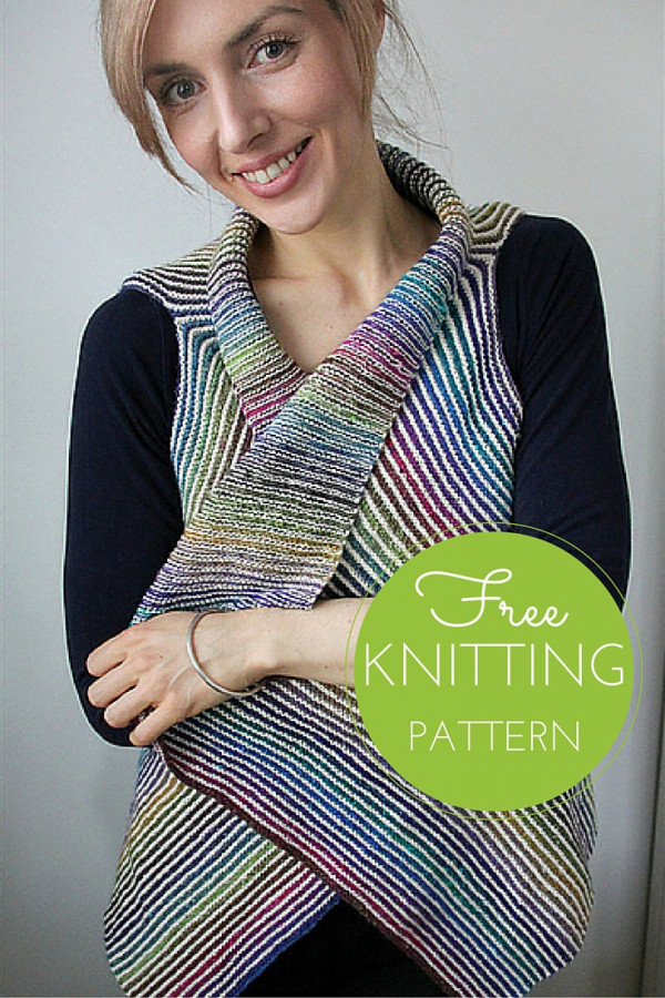 cascade vest knitting pattern