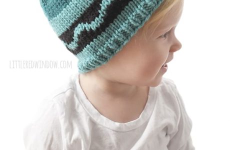 crayon hat kids knitting pattern
