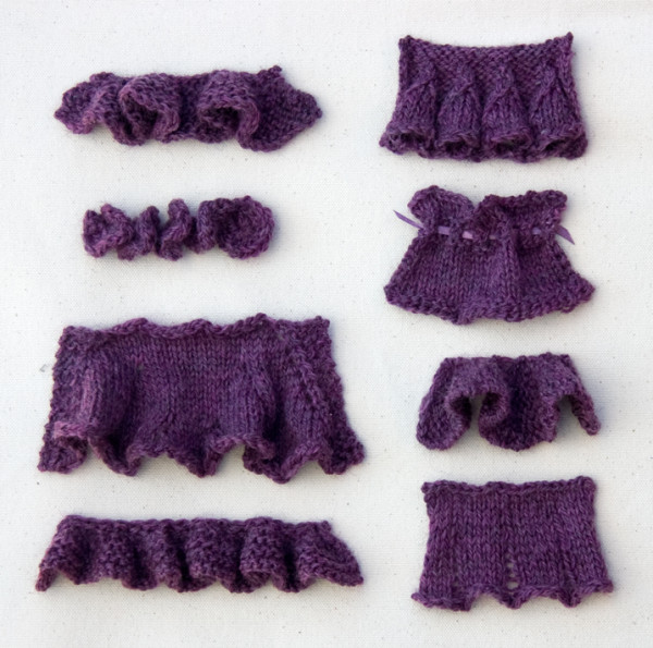 how to knit ruffles