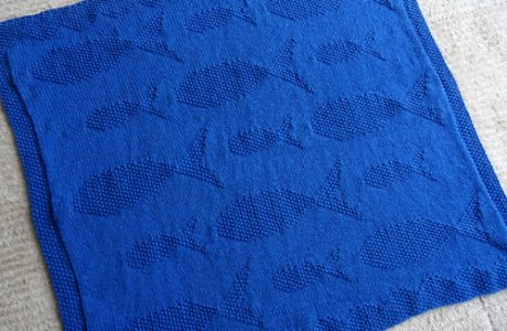 fish blanket knitting pattern