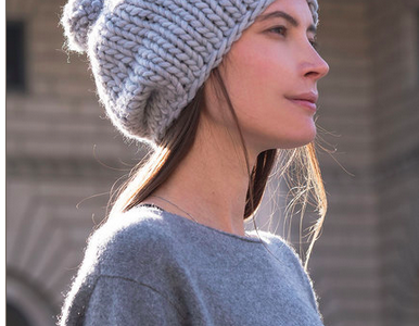 easy stockinette hat knitting pattern