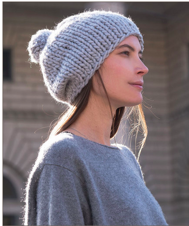 easy stockinette hat knitting pattern