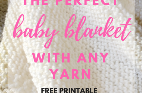 how to knit a baby blanket