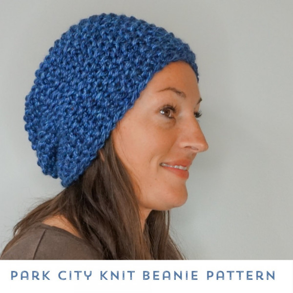 free seed stitch beanie knitting pattern