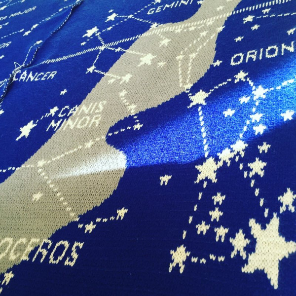 machine knit star map