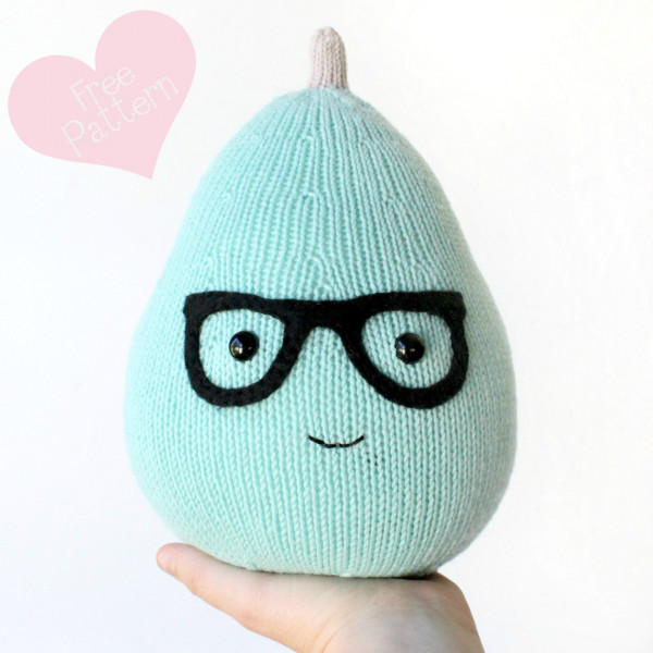 pear amigurumi knitting pattern