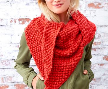 fall berries shawl knitting pattern