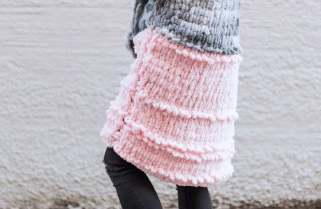 cardigan loop yarn knitting pattern