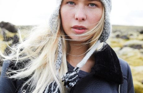 knit earflap hat