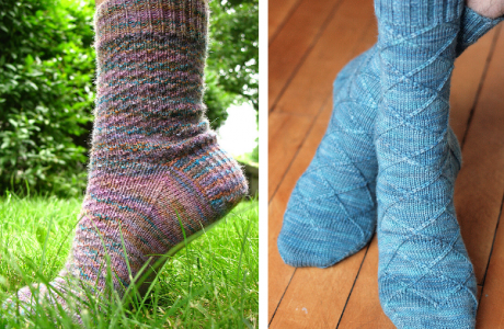 easy sock knitting patterns