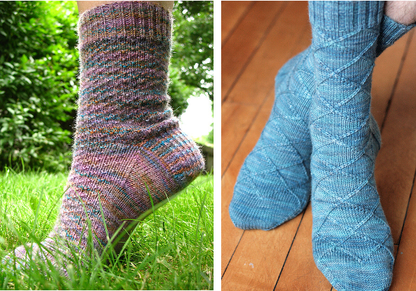 easy sock knitting patterns