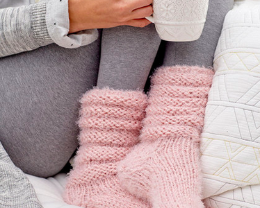 slouchy sock knitting pattern