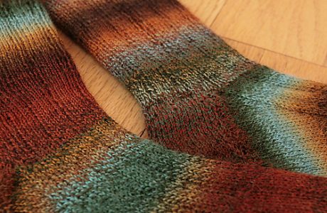 chili pepper sock knitting pattern