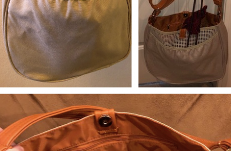 knitting hobo bag