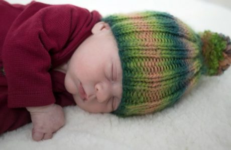newborn ribbed hat knitting pattern