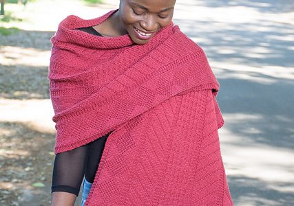 lerato wrap textured knitting