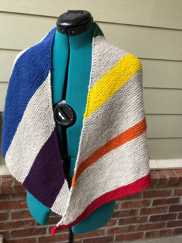 rainbow dash shawl