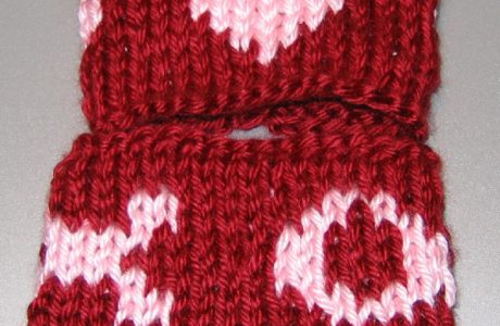 Valentine's wristwarmers