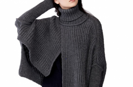 wrapover swoncho knitting pattern