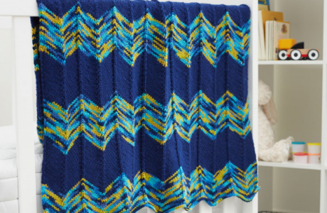 snuggly chevron blanket