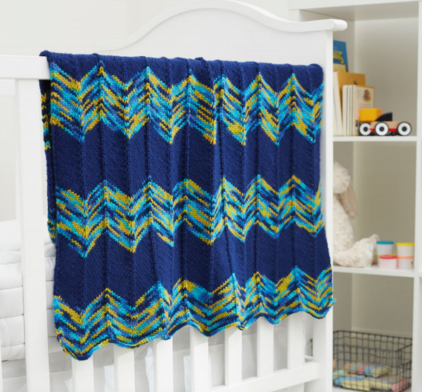 snuggly chevron blanket