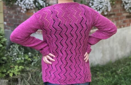 rose thrift cardigan knitalong