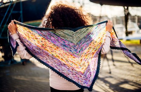 vibrance shawl knitting pattern