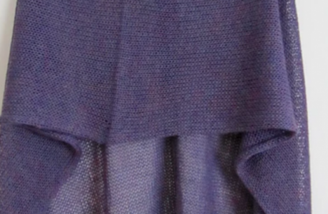 easy knit poncho