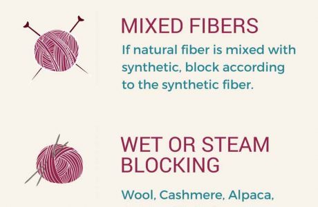 how to block knitting